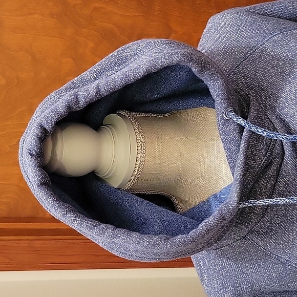 Comfy TenTree Blue Hoodie made of Organic Cotton Blend - size Small - Picture 3 of 12